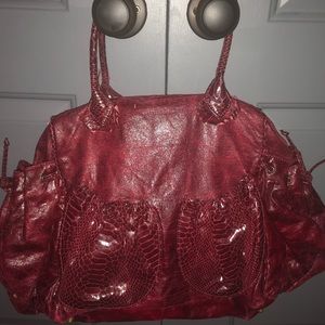 Cranberry Red Hobo bag by SR Sondra Roberts
